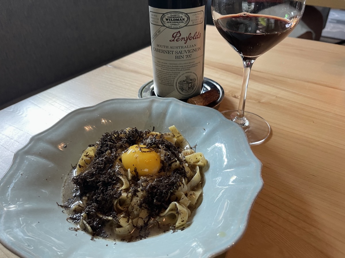 Tagliolini con Tartufo at Lina Stores